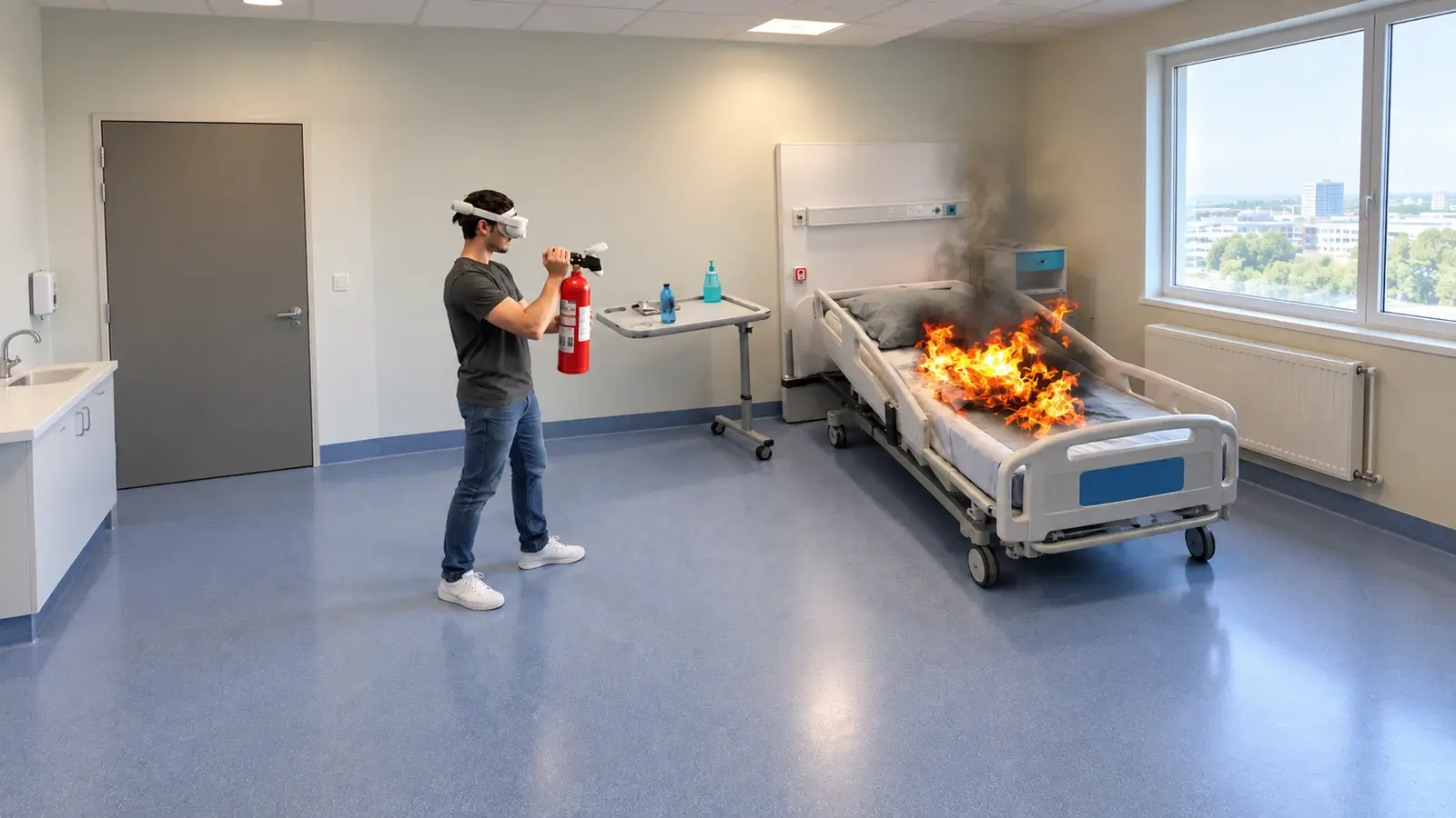 Aperçu d’un exercice en réalité augmentée