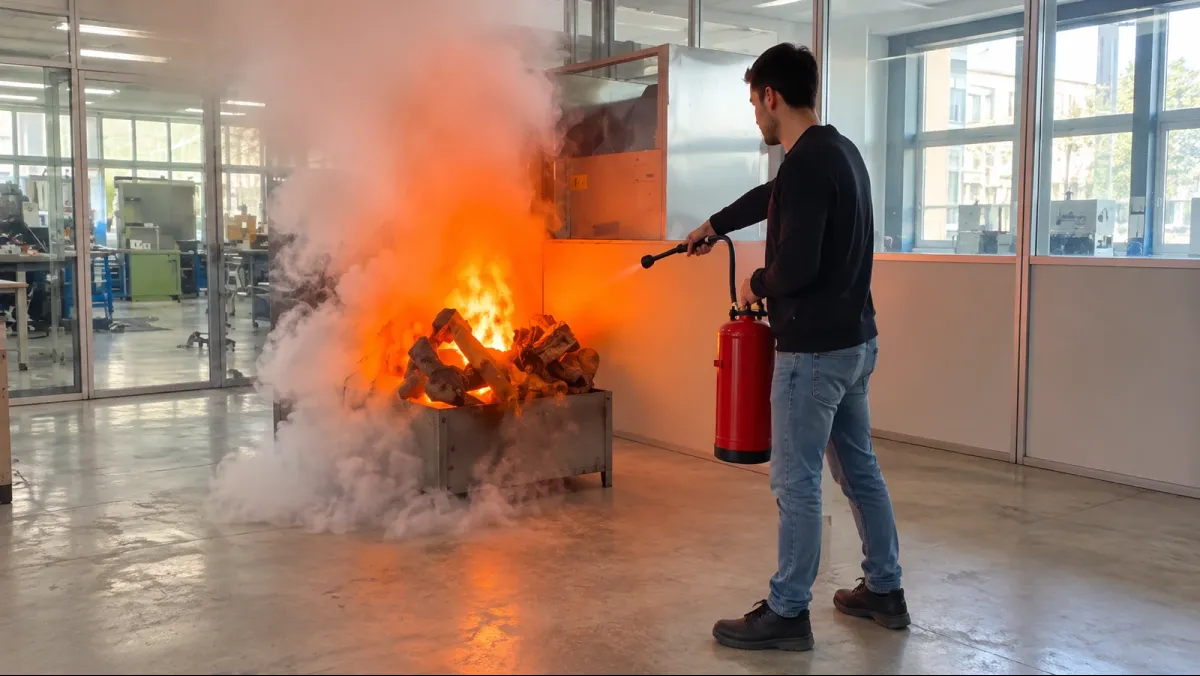 Illustration de la formation EVAC2 - Exercice d’Évacuation avec extinction d’un incendie